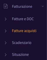 Accesso al Modulo Fatture Acquisti Accesso al Modulo Fatture Acquisti