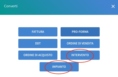 Nuove conversioni gestionale Syncrogest su Preventivi Nuove conversioni gestionale Syncrogest su Preventivi