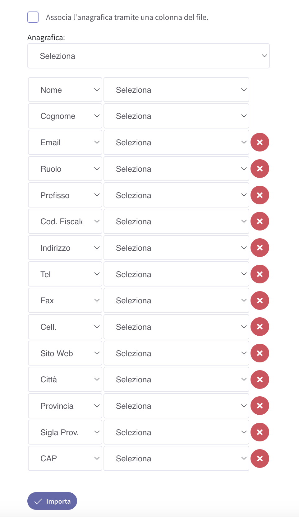 Screenshot 2023-12-12 alle 12.50.08 colonne import contatti